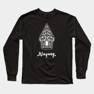 Indonesian wayang Long Sleeve T-Shirt